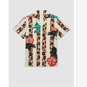 Mavrans Leo Pantera Weekend Shirt Size Large men